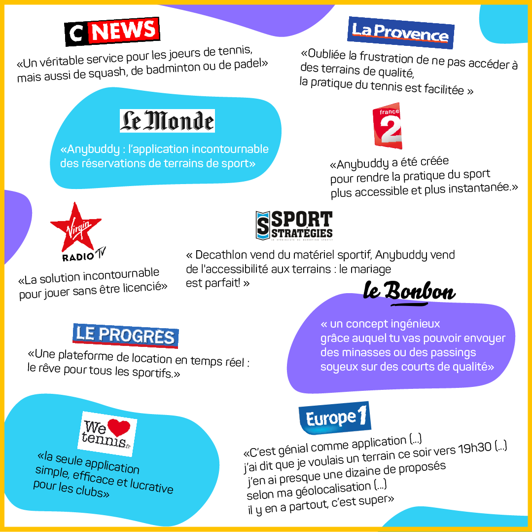 Anybuddy, réserve un terrain de sport à la carte, à la cool ! - Photo 3