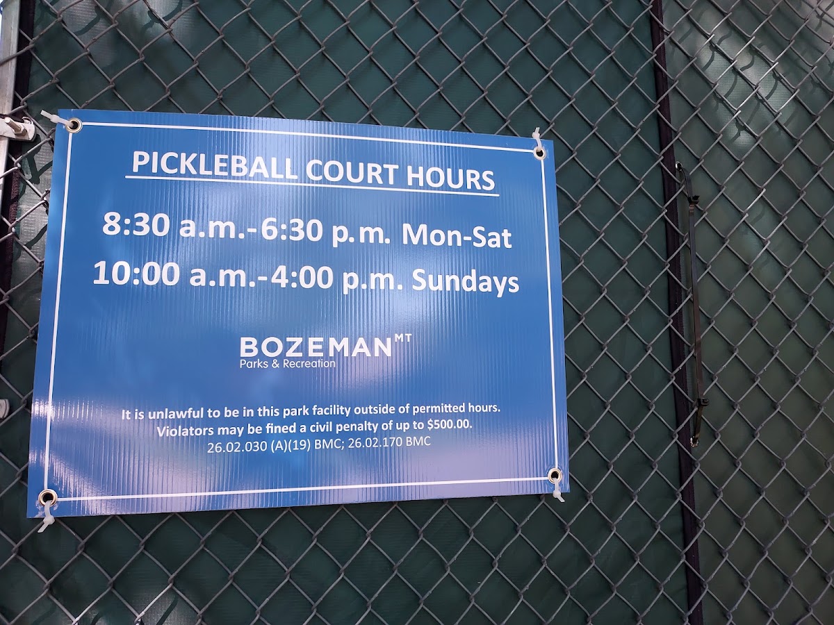 Bogert Park Pickleball Court