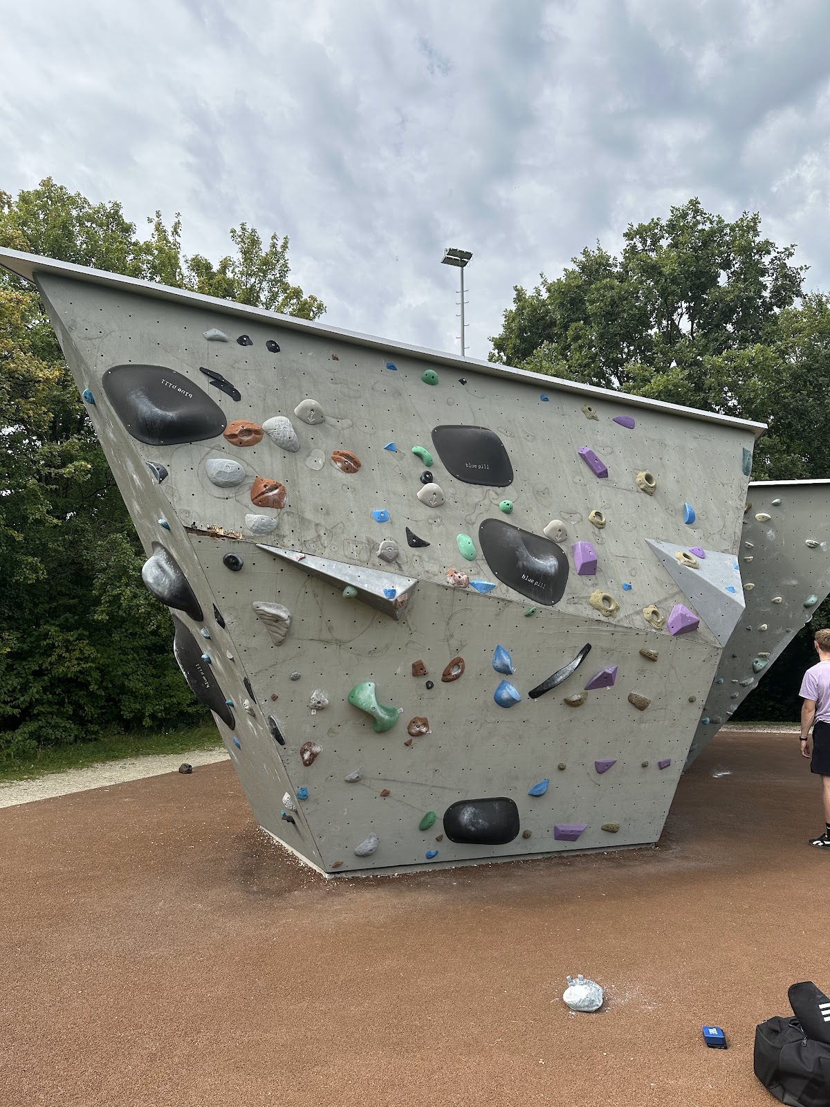 Bouldering wall