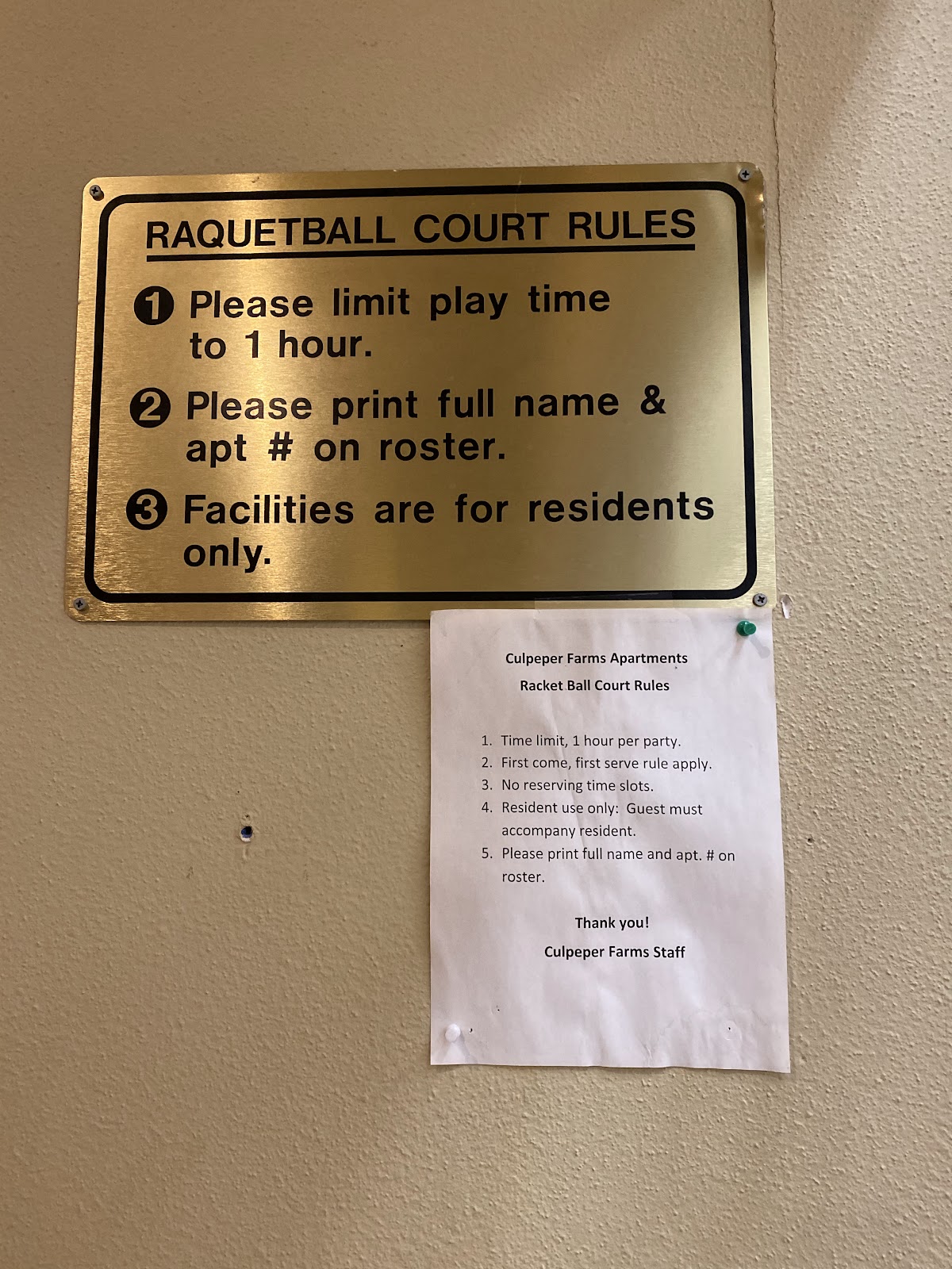 Culpeper Farms Racquetball Court - Photo 2