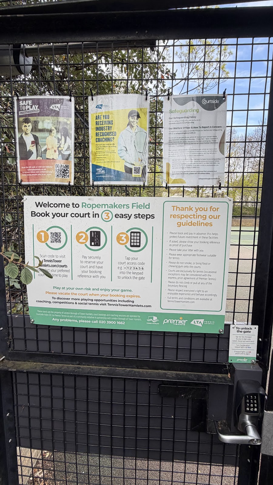 Tower Hamlets Tennis - Ropemakers Fields East London - Photo 2